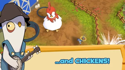 Chubby Chicken: Farm Battle screenshot 2