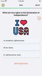 USA Citizen Test screenshot 1