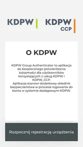 KDPW Group Authenticator screenshot 1