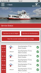 Red Funnel Ferries screenshot 2