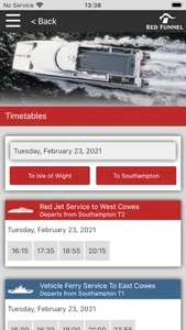 Red Funnel Ferries screenshot 5