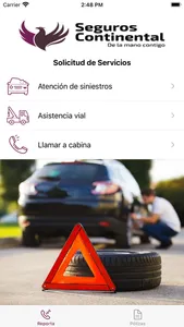 Asegurados Continental screenshot 0
