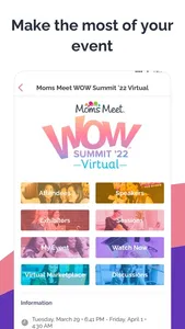 WOW Events by Moms Meet & KIWI screenshot 1