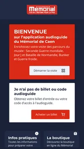 Caen Memorial audioguide screenshot 0