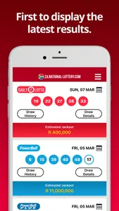 SA Lottery Results screenshot 0