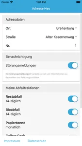 Abfall-App Kreis Steinburg screenshot 1