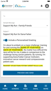 Jimmy Fund Fundraising screenshot 3