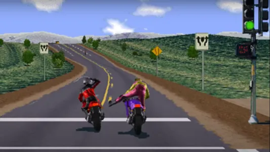 Road Rash like pc game screenshot 1