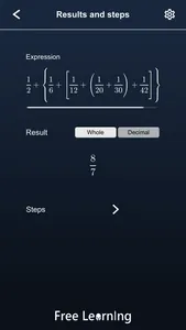 Solve expressions screenshot 1