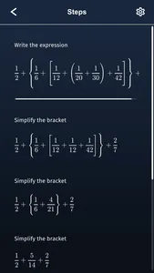 Solve expressions screenshot 2