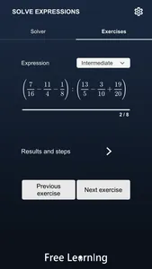 Solve expressions screenshot 3