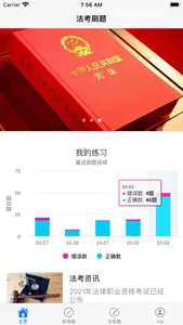 司法考试题库-客观主观真题刷题 screenshot 0