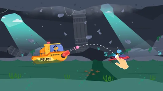 Dinosaur Police Games for kids screenshot 3