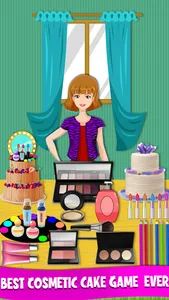 Cosmetic Cake Baking Game screenshot 2