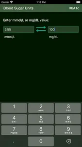 Blood Sugar Unit Converter screenshot 8