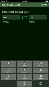 Blood Sugar Unit Converter screenshot 9