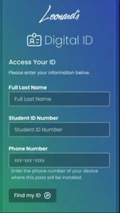 Digital ID by Leonard's screenshot 0