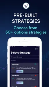 UpLeg: Stock Options Trading screenshot 1