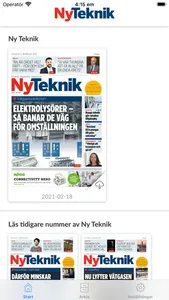 Ny Teknik e-tidning screenshot 0