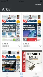 Ny Teknik e-tidning screenshot 1