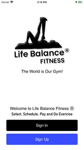 Life Balance Fitness® screenshot 1