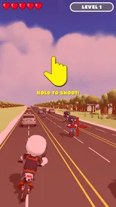 Traffic Chase - Moto Shooting screenshot 0