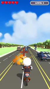 Traffic Chase - Moto Shooting screenshot 2