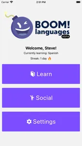 Boom! Languages screenshot 0