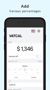 VATCAL - V.A.T.|VAT calculator screenshot 2