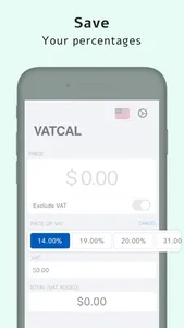 VATCAL - V.A.T.|VAT calculator screenshot 3