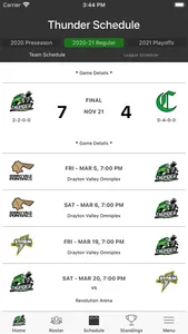 Drayton Valley Thunder AJHL screenshot 2