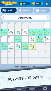 Solo Wordgrams Daily Crossword screenshot 1
