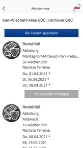 Abfallwirtschaft Hannover v4 screenshot 3