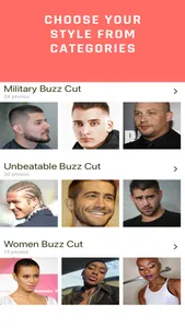 Buzz Cut Hairstyles For Men screenshot 0