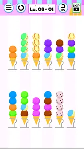 Ice Cream Sort - Sort Puzzle screenshot 3