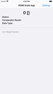 Weight Scale for VEND POS screenshot 0