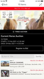 HorseBid screenshot 1