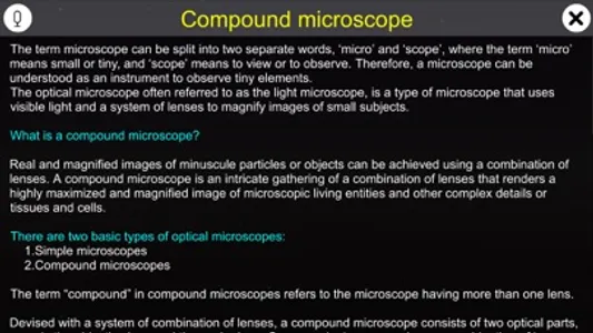 The Compound Microscope screenshot 0