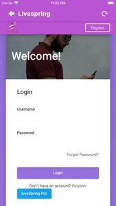 Livespring App screenshot 0