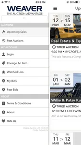 Weaver Auctions screenshot 3