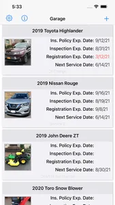 Auto Care Tracker screenshot 0