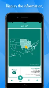 Quiz USA - States and Cities screenshot 5