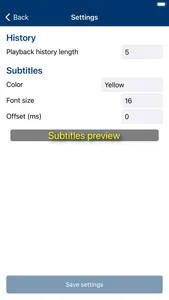 Video player ft. subtitles screenshot 1