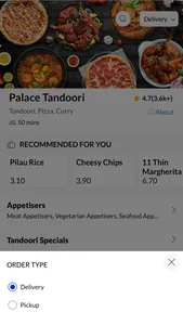 Palace Tandoori Denby Dale screenshot 4