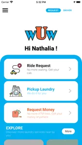 WUW Ride&Delivery screenshot 1