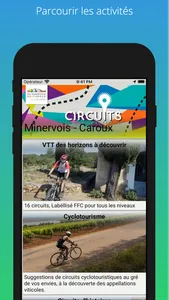 Circuits Minervois Caroux screenshot 0