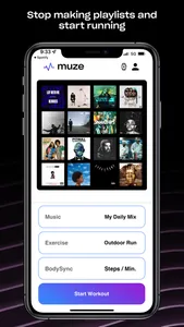 Muze Better Workout Music screenshot 0