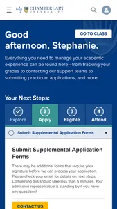 My Chamberlain: Student Portal screenshot 0