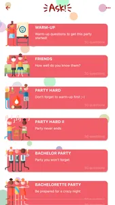 Ask! Party card and quiz game screenshot 2