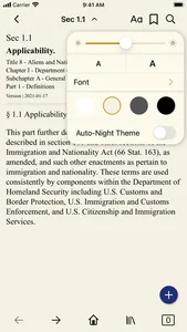 CFR 8 - Aliens And Nationality screenshot 2
